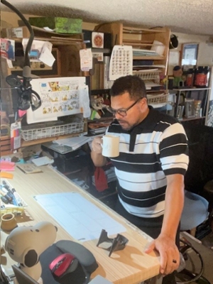 Robbin Armstrong at work