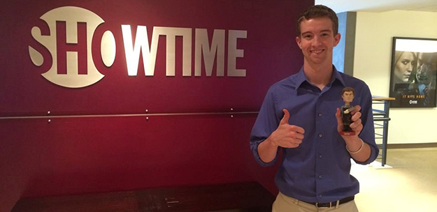 Justin Swope at Showtime internship