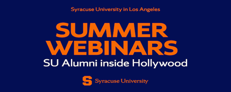 Summer Webinar: SU Alumni inside Hollywood